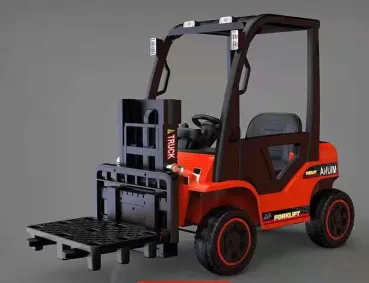 Preview: Kinderauto, Elektro Gabelstapler, 12V7AH Akku, 2 Motoren + 2,4Ghz, Gelb oder Rot
